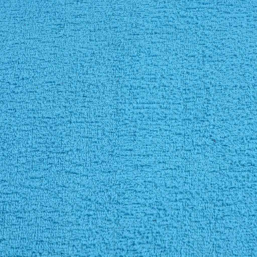 8 Piece Towel Set Turquoise 360 gsm 100% Cotton
