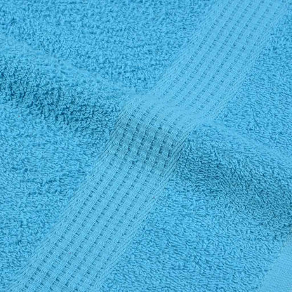 8 Piece Towel Set Turquoise 360 gsm 100% Cotton