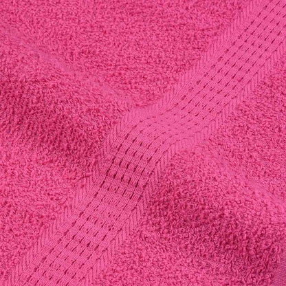 6 Piece Towel Set Pink 360 gsm 100% Cotton
