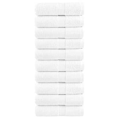 Premium Wash Towels SOLUND 10pcs White 30x30cm 600gsm