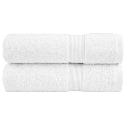 Premium Shower Towels SOLUND 2pcs White 70x140cm 600gsm