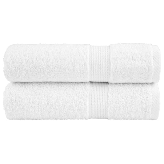 Premium Shower Towels SOLUND 2pcs White 70x140cm 600gsm