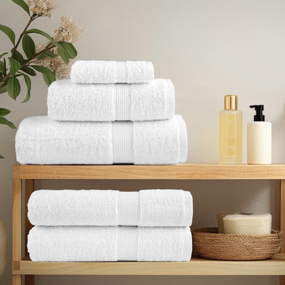 Premium Shower Towels SOLUND 4pcs White 70x140cm 600gsm