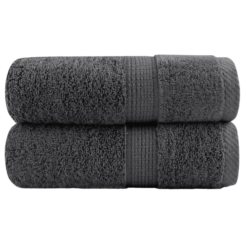 Premium Wash Towels SOLUND 2pcs Anthracite 30x30cm 600gsm