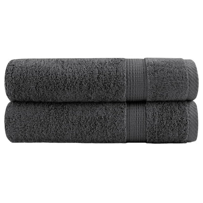 Premium Shower Towels SOLUND 2pcs Anthracite 70x140cm 600gsm