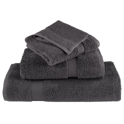 Premium Shower Towels SOLUND 2pcs Anthracite 70x140cm 600gsm