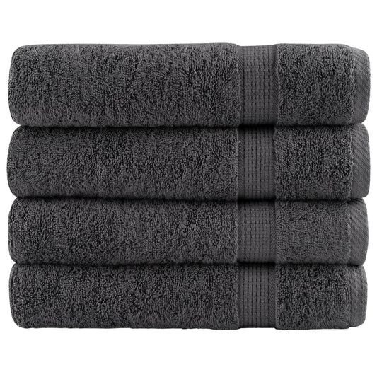 Premium Shower Towels SOLUND 4pcs Anthracite 70x140cm 600gsm