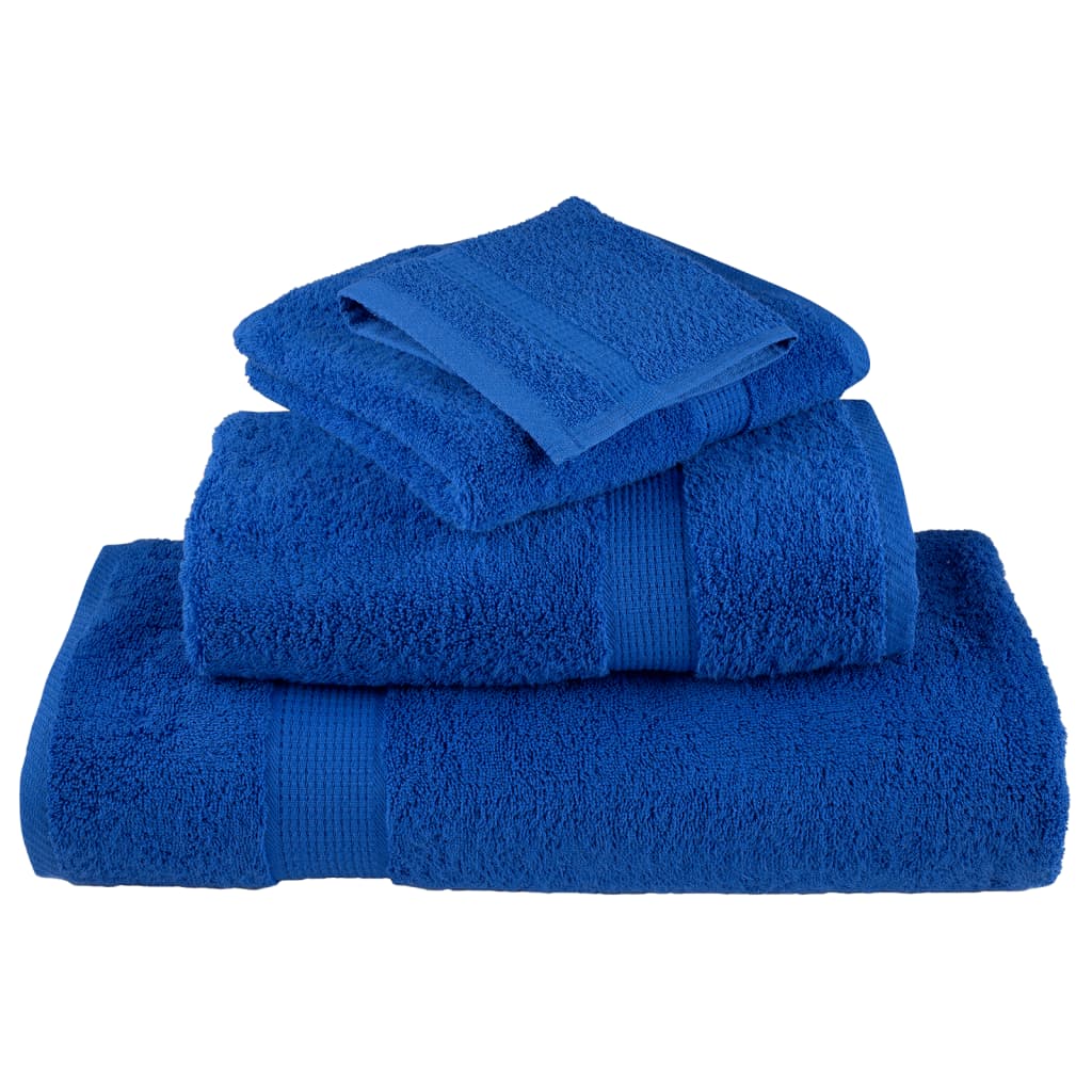 Premium Guest Towels SOLUND 2pcs Blue 30x50cm 600gsm