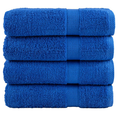 Premium Shower Towels SOLUND 4pcs Blue 70x140cm 600gsm