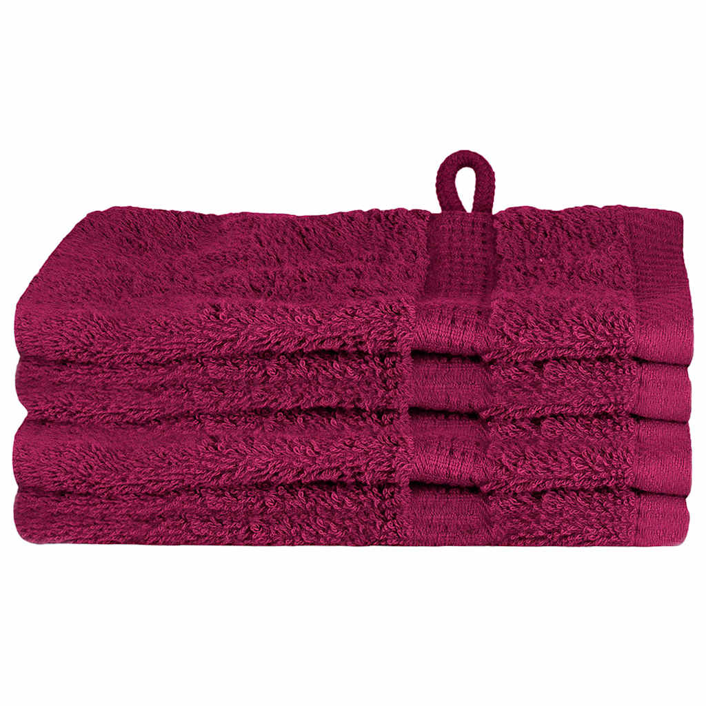 Washcloths SOLUND Bordeaux Cotton
