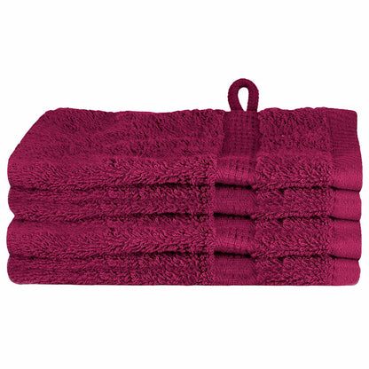 Washcloths SOLUND Bordeaux Cotton