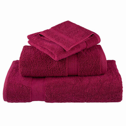 Washcloths SOLUND Bordeaux Cotton