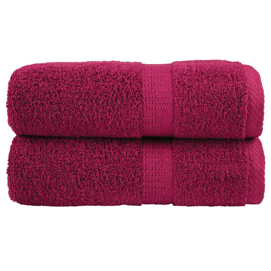 Premium Wash Towels SOLUND 2pcs Bordeaux 30x30cm 600gsm