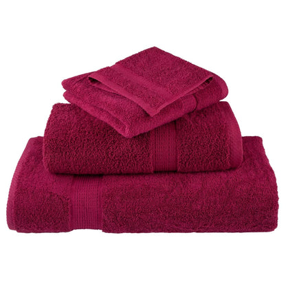 Premium Wash Towels SOLUND 4pcs Bordeaux 30x30cm 600gsm