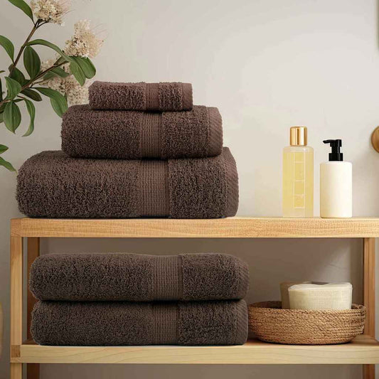 Washcloths SOLUND Brown Cotton