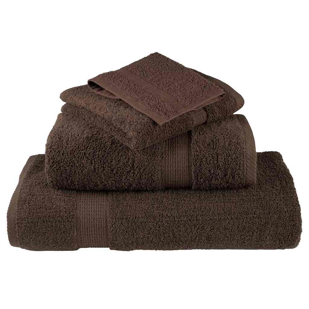 Washcloths SOLUND Brown Cotton
