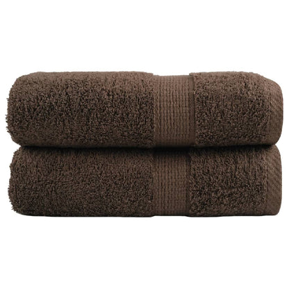 Premium Wash Towels SOLUND 2pcs Brown 30x30cm 600gsm