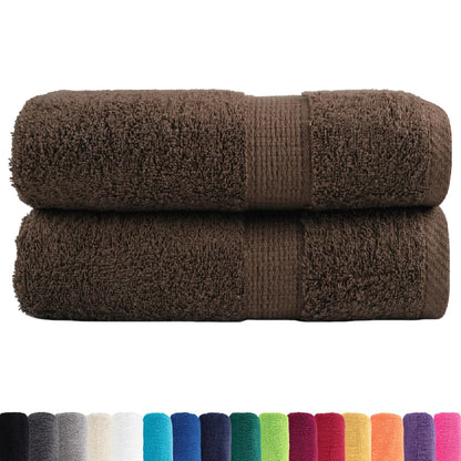Premium Wash Towels SOLUND 2pcs Brown 30x30cm 600gsm