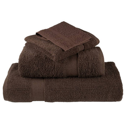 Premium Wash Towels SOLUND 4pcs Brown 30x30cm 600gsm