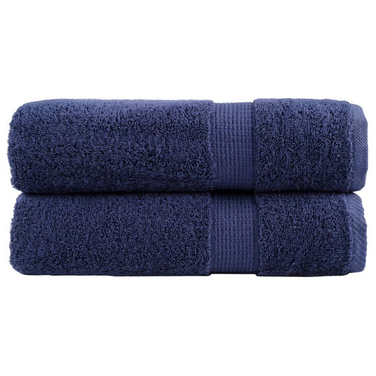 Premium Hand Towels SOLUND 2pcs Navy Blue 50x100cm 600gsm