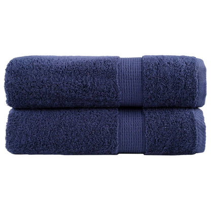 Premium Shower Towels SOLUND 2pcs Navy Blue 70x140cm 600gsm
