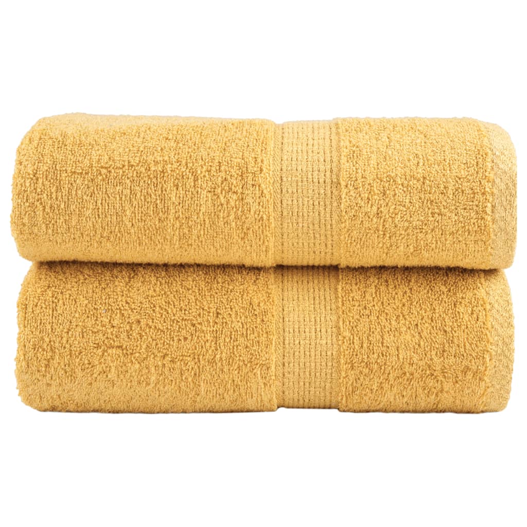 Premium Wash Towels SOLUND 2pcs Gold 30x30cm 600gsm