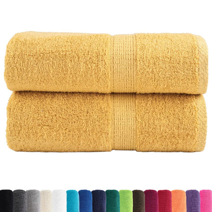 Premium Wash Towels SOLUND 2pcs Gold 30x30cm 600gsm
