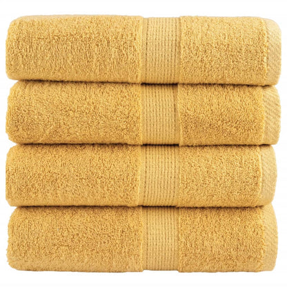 Premium Wash Towels SOLUND 4pcs Gold 30x30cm 600gsm