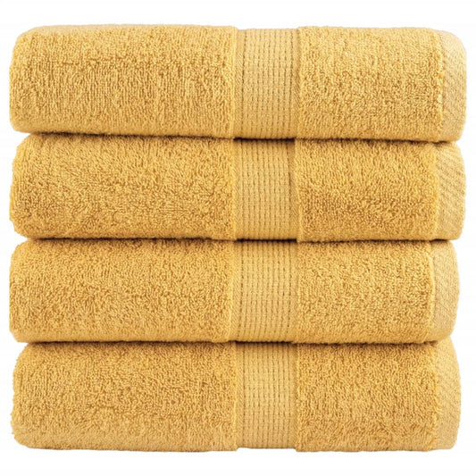 Premium Wash Towels SOLUND 4pcs Gold 30x30cm 600gsm