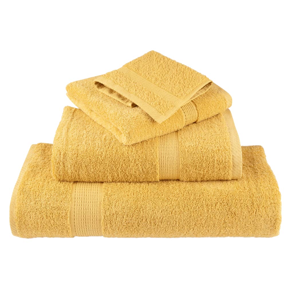 Premium Wash Towels SOLUND 4pcs Gold 30x30cm 600gsm