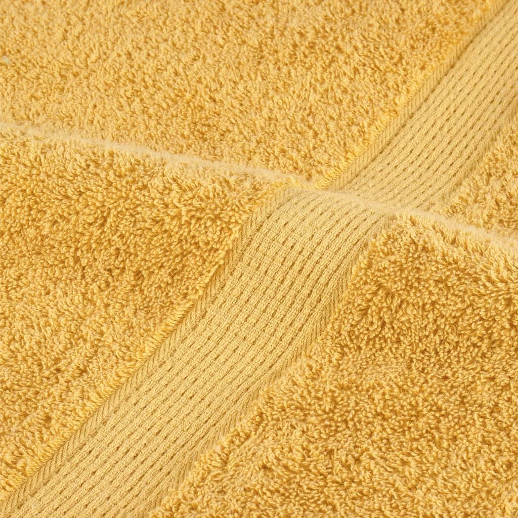 Premium Shower Towels SOLUND 4pcs Gold 70x140cm 600gsm