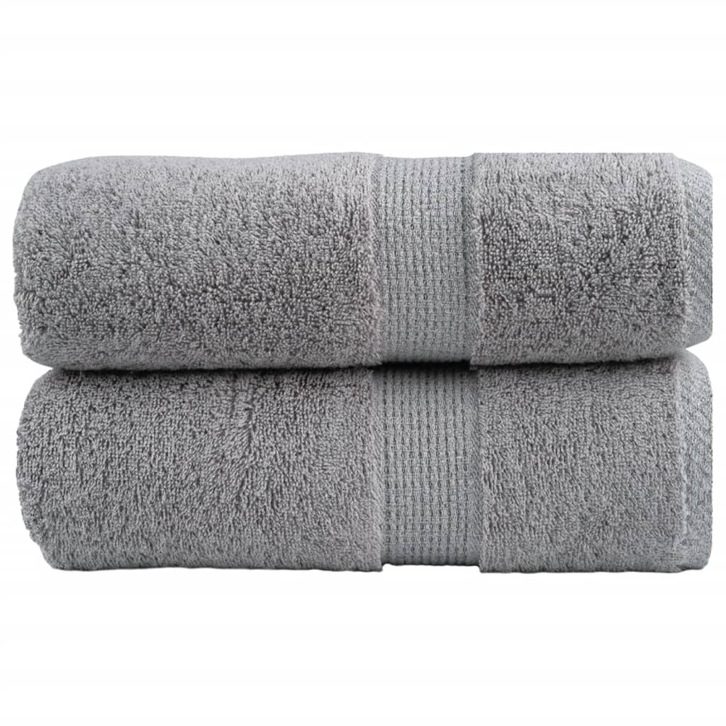 Premium Wash Towels SOLUND 2pcs Grey 30x30cm 600gsm