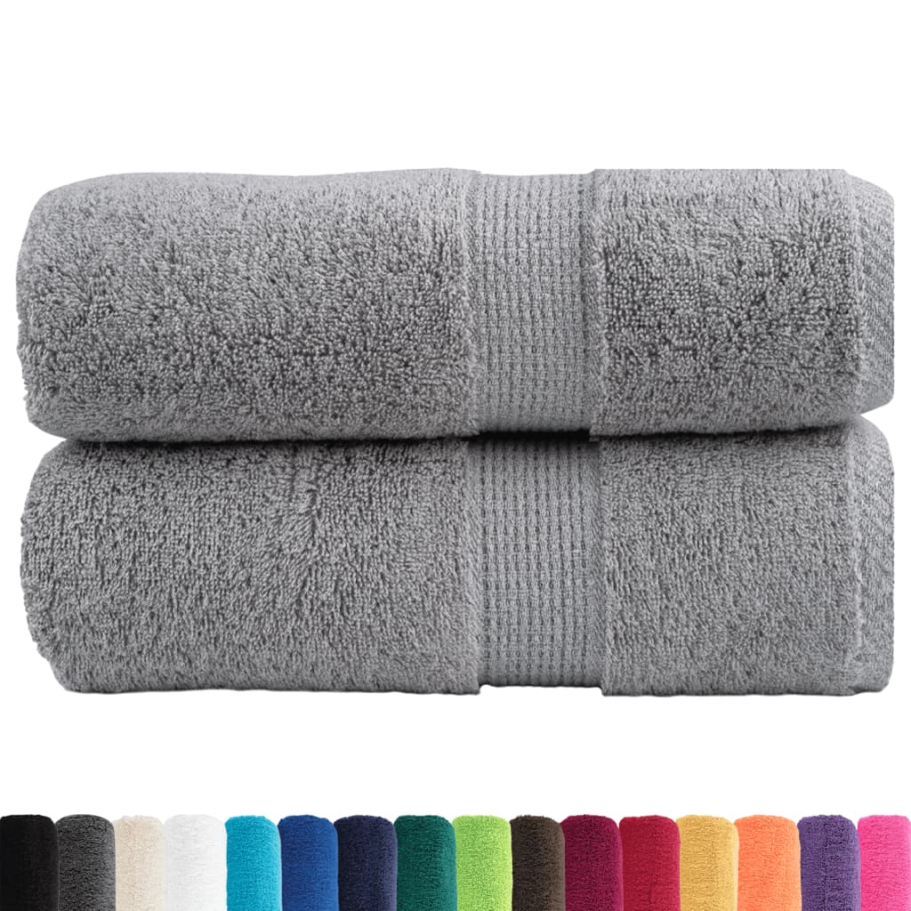 Premium Wash Towels SOLUND 2pcs Grey 30x30cm 600gsm