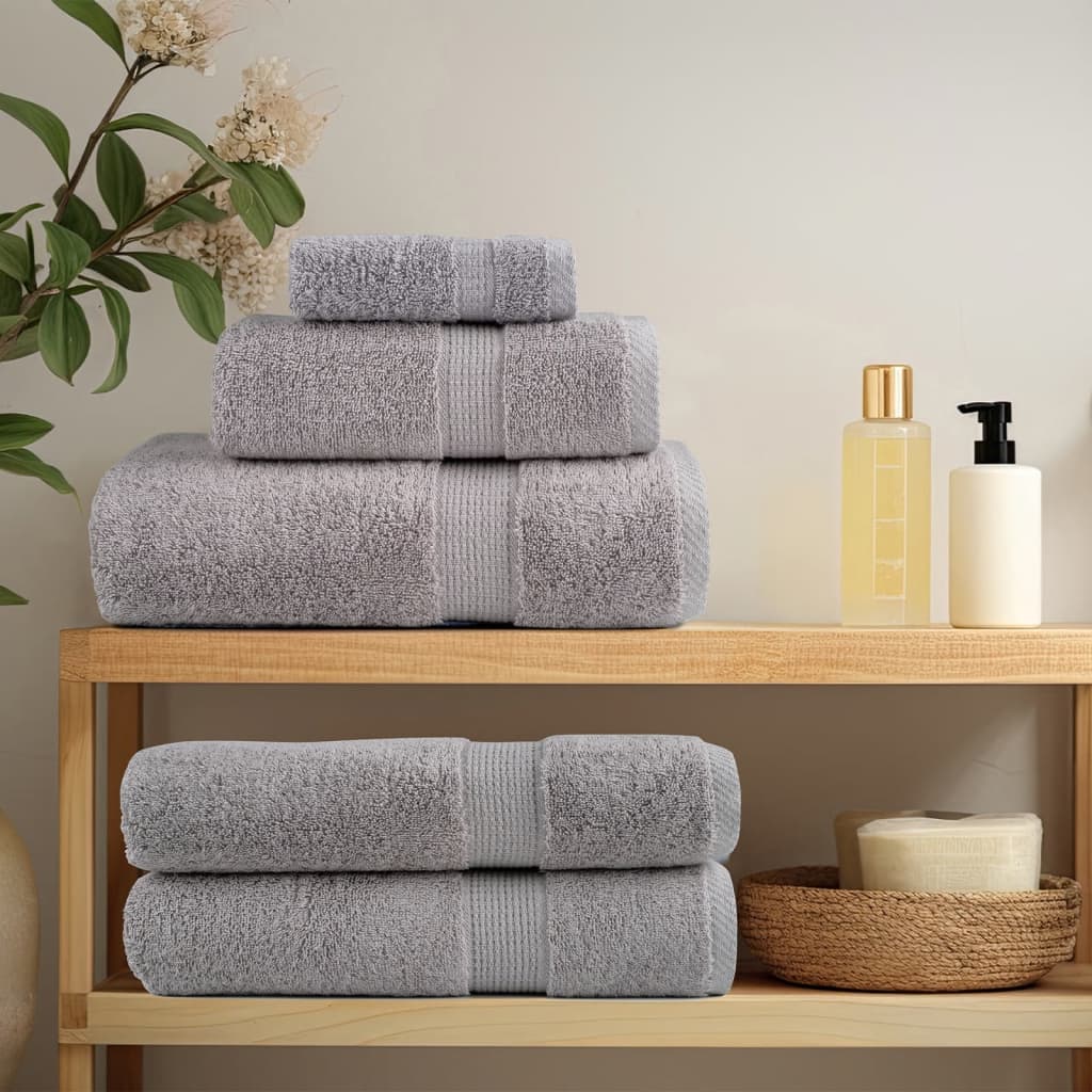 Premium Wash Towels SOLUND 2pcs Grey 30x30cm 600gsm