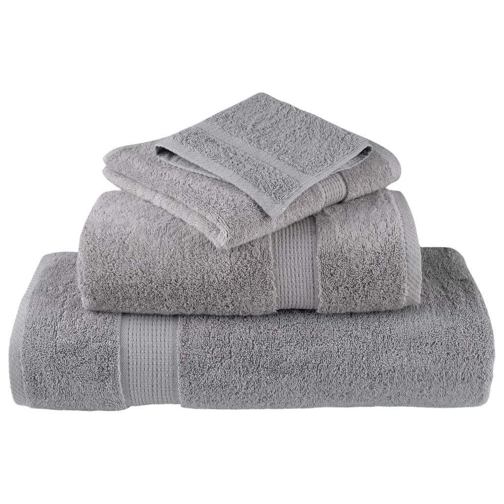 Premium Wash Towels SOLUND 2pcs Grey 30x30cm 600gsm
