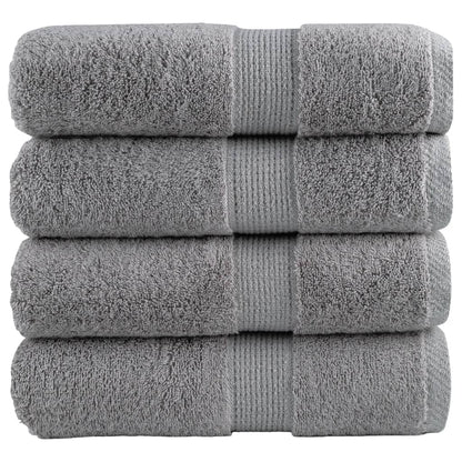 Premium Wash Towels SOLUND 4pcs Grey 30x30cm 600gsm