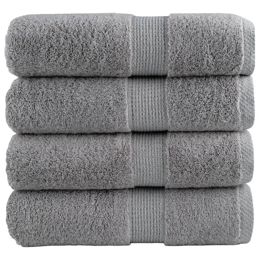 Premium Wash Towels SOLUND 4pcs Grey 30x30cm 600gsm