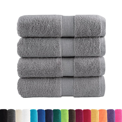 Premium Wash Towels SOLUND 4pcs Grey 30x30cm 600gsm