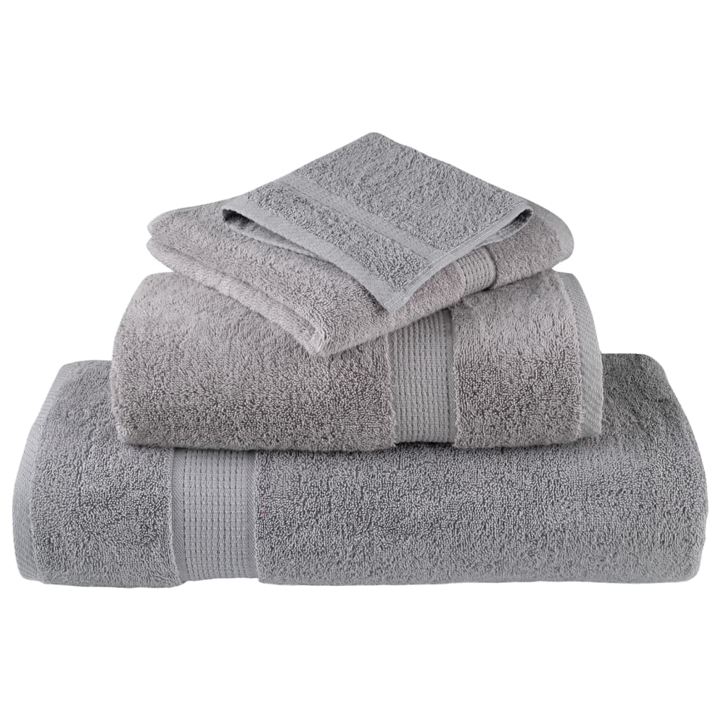 Premium Wash Towels SOLUND 10pcs Grey 30x30cm 600gsm