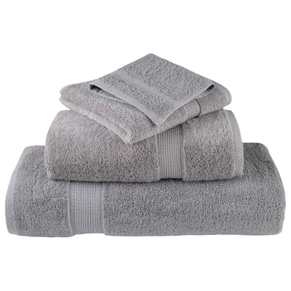 Premium Wash Towels SOLUND 10pcs Grey 30x30cm 600gsm
