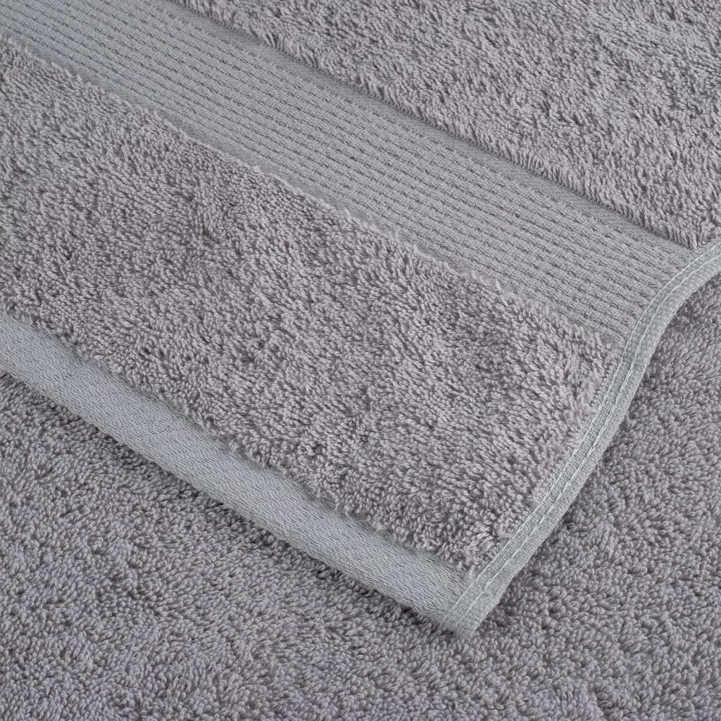Premium Wash Towels SOLUND 10pcs Grey 30x30cm 600gsm