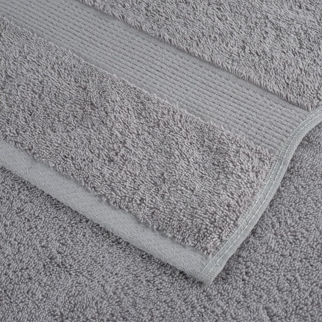Premium Hand Towels SOLUND 10pcs Grey 50x100cm 600gsm