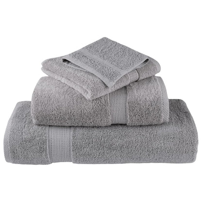 Premium Shower Towels SOLUND 2pcs Grey 70x140cm 600gsm