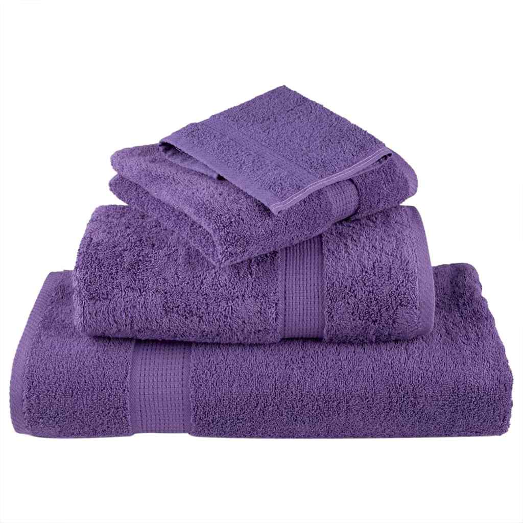 Washcloths SOLUND Purple Cotton