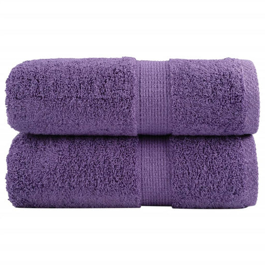 Premium Wash Towels SOLUND 2 pcs Purple 30x30 cm 600 gsm