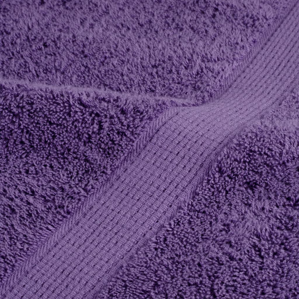 Premium Wash Towels SOLUND 2 pcs Purple 30x30 cm 600 gsm
