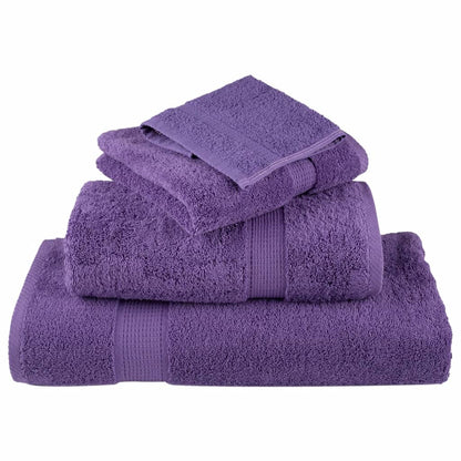 Premium Wash Towels SOLUND 10 pcs Purple 30x30 cm 600 gsm