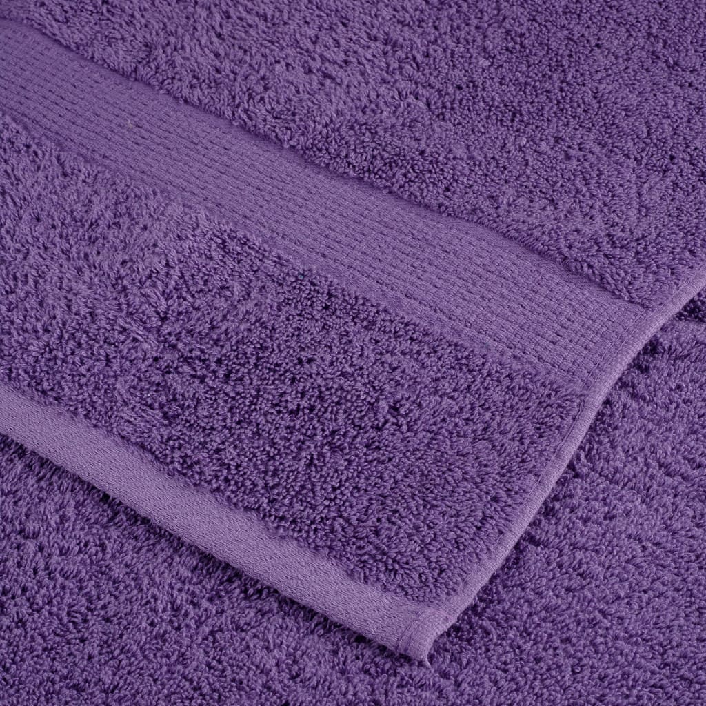 Premium Wash Towels SOLUND 10 pcs Purple 30x30 cm 600 gsm