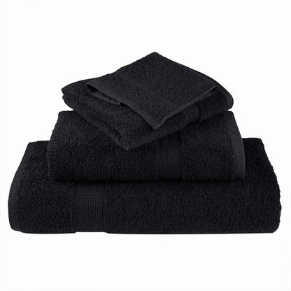 Washcloths SOLUND Black Cotton