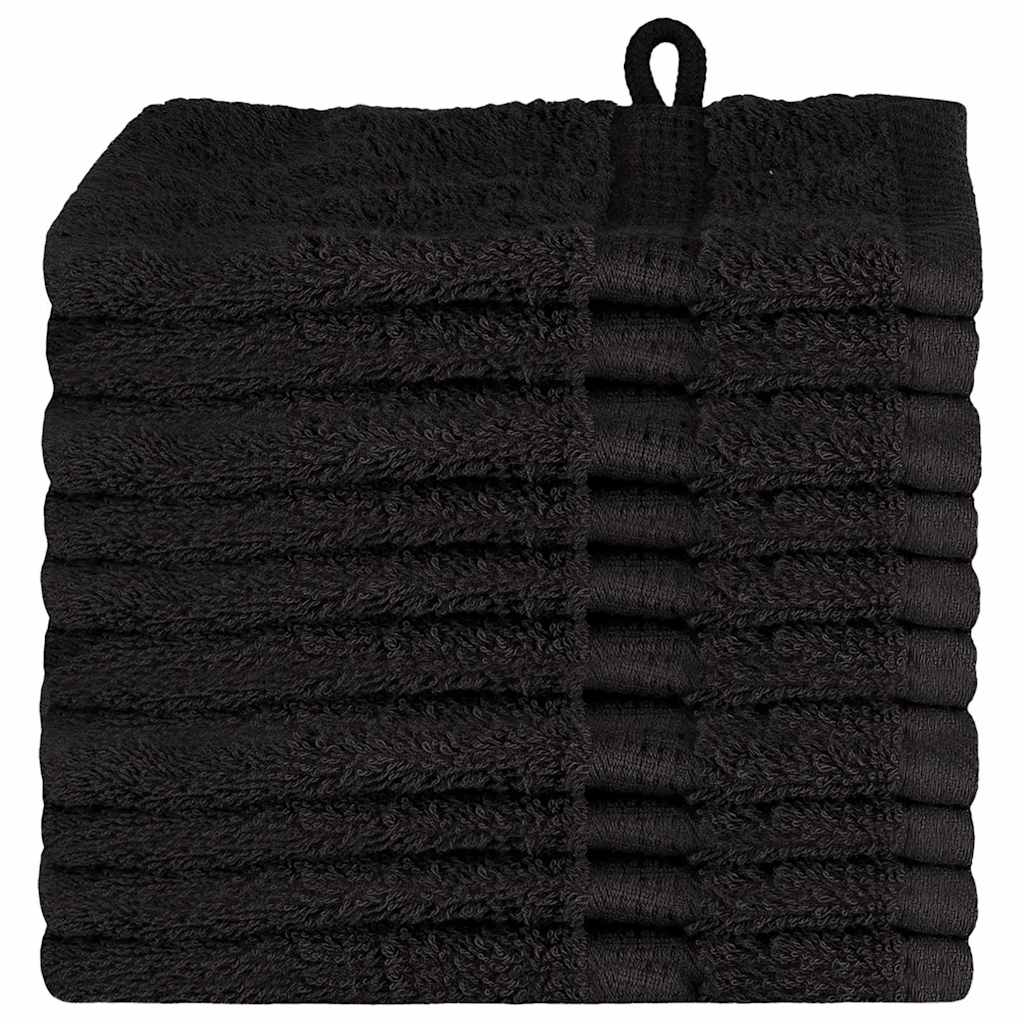 Washcloths SOLUND Black Cotton